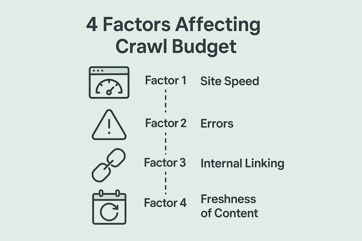 4 Factors Affecting Crawl Budget